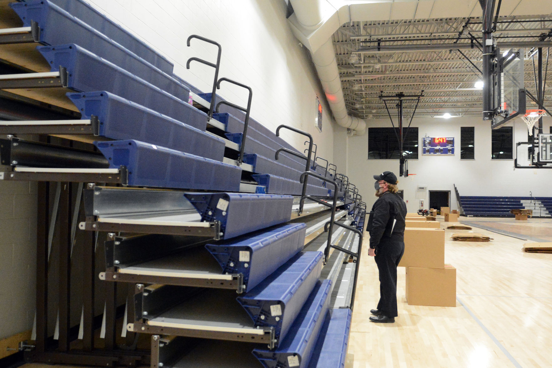 Tour of Jack Young Middle School construction, Dec. 7